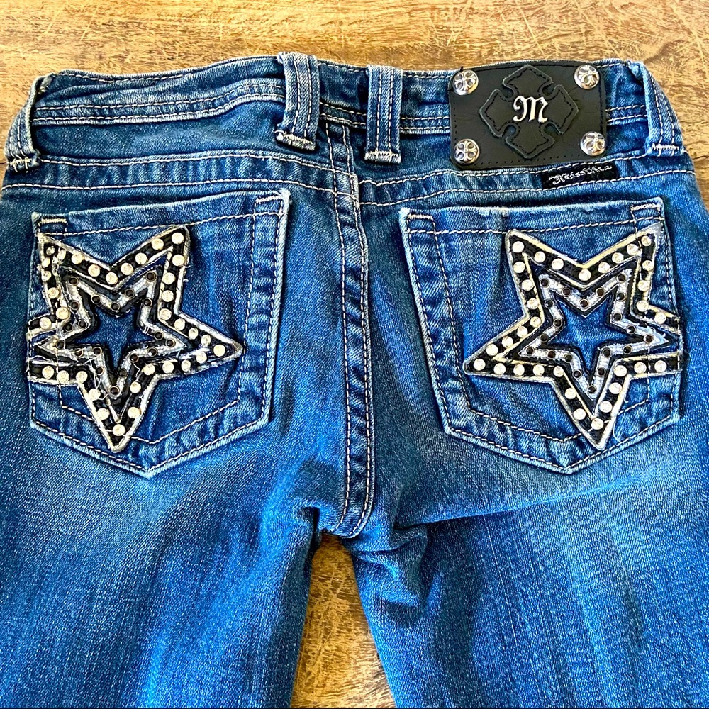 Blue Miss Me Jeans w/ Stars